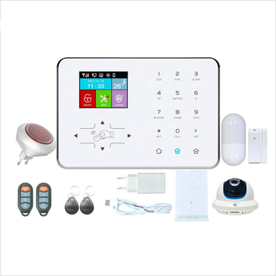 Glomarket Detector Certification WIFI + GSM / GPRS Domowy system alarmowy GSM Systemy alarmowe bezpieczeństwa w domu dla domów