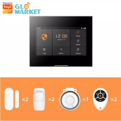 Glomarket Tuya 4g/Wifi Inteligentny Alarm bezpieczeństwa w domu System DIY Bezprzewodowa kontrola aplikacji System alarmowy przed kradzieżą