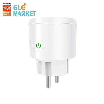 Glomarket Tuya Wifi EU Smart Plug Bezprzewodowe sterowanie głosem współpracuje z Google Alexa