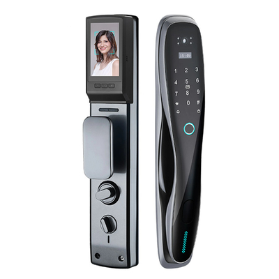 Glomarket 3D Face WIFI Smart W pełni automatyczny Smart Lock Odcisk palca APP Karta klucz Odblokowanie Inteligentny zamek drzwiowy z kamerą
