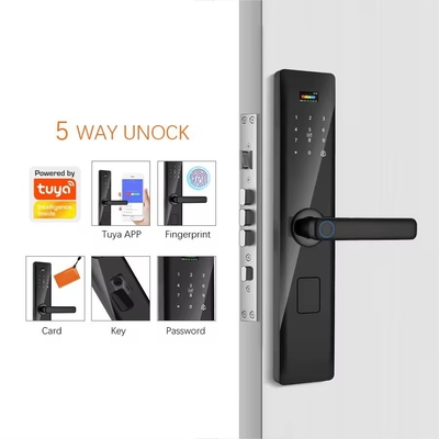 Glomarket Tuya Smart Security Cyfrowy zamek drzwiowy Biometryczny odcisk palca Ręcznik Smart Lock Hotel Apartament Room Lock Cena fabryczna