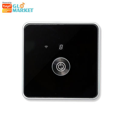 Glomarket Smart Home Dimmer Switch Tuya Zigbee Voice Control Knob Dimming Reguluj jasność za pomocą cyfrowego wyświetlacza