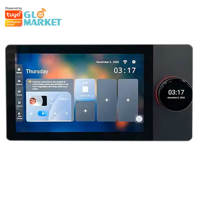 Glomarket Tuya Wifi Smart 7 Inch Panel sterowania Wielofunkcyjny Ble Muzyka Wall Touch Screen Zigbee Hub Gateway Centralna kontrola