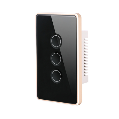 120*74mm Wifi Smart Wall Touch Light Switch Szklany panel 250V