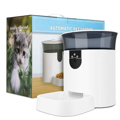 4000 ml inteligentny dozownik karmy dla psów AC110V Automatyczny podajnik dla kotów Wifi