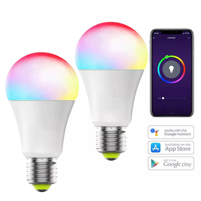 E27 E26 B22 Inteligentna żarówka Telefon Zdalna kontrola aplikacji Światło Akumulator Tuya Multicolor