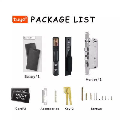Tuya Smart WiFi Cyfrowa karta kodowa zamka do drzwi Smartphone Odcisk palca Scena twarzy