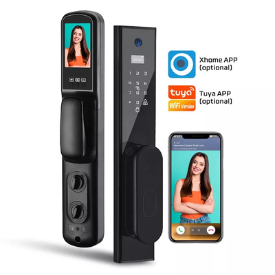 Tuya Smart WiFi Cyfrowa karta kodowa zamka do drzwi Smartphone Odcisk palca Scena twarzy