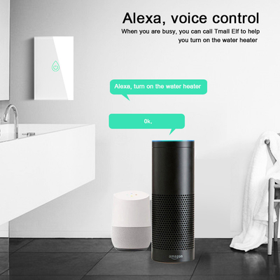 Tuya Wifi Smart 1Gang 20A APP Pilot zdalnego sterowania Przełącznik dotykowy z Alexa Google