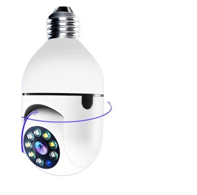Inteligentne automatyczne śledzenie Full HD Ip Inteligentna bezprzewodowa kamera wewnętrzna z żarówką E27