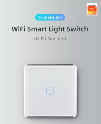 Glomarket 1 Gang Tuya Przełącznik Wi-Fi Zakrzywiona powierzchnia Instrukcja Inteligentny dotykowy przełącznik ścienny Wifi