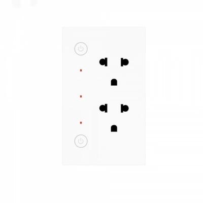 Glomarket Wifi Tuya Zigbee Socket Biały Podwójny port USB Super Charging