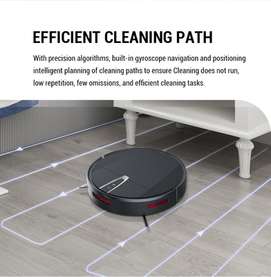 Glomarket inteligentny odkurzacz Robot Tuya Wifi środek do czyszczenia domu z nawigacją laserową Wifi 2000PA Robot odkurzający ssący