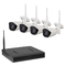 4/8 Channel Security Smart Home 1080P NVR Bezprzewodowy system kamer CCTV z Google Alexa