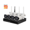4/8 Channel Security Smart Home 1080P NVR Bezprzewodowy system kamer CCTV z Google Alexa