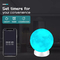 Glomarket Smart WiFi LED Light Biurko Tuya 3D Drukowana lampa księżycowa