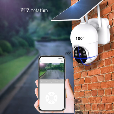 Glomarket Tuya Inteligentna kamera słoneczna Wifi Wodoodporna kontrola aplikacji Kamera wykrywająca ruch PIR