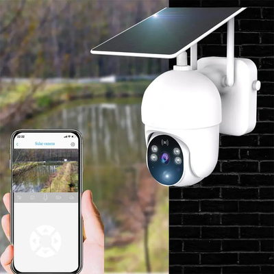 Solar Power Tuya Inteligentny aparat 1080P HD Dwukierunkowy interkom głosowy PIR Kamera wykrywająca ruch
