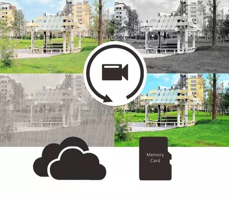 Zewnętrzna kamera Tuya Wifi 1080p Dwukierunkowy domofon Wodoodporna inteligentna kamera słoneczna
