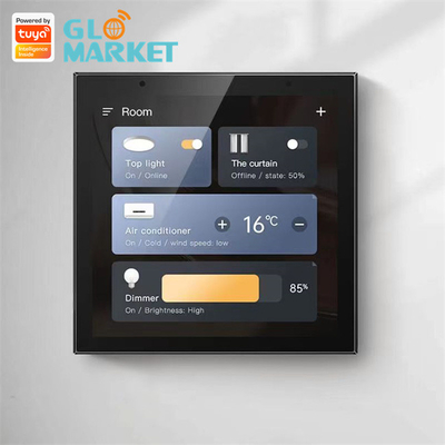 Panel sterowania z ekranem dotykowym Smart Home Wifi 4-calowy system muzyczny Tuya Zigbee Gateway