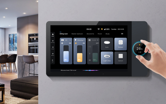 Inteligentny panel sterowania Tuya Wifi 7-calowy wielofunkcyjny BLE Music Wall Smart Zigbee Gateway
