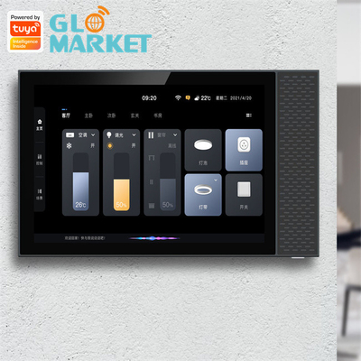 Tuya Smart Home Zigbee Gateway Wifi 7 Cal BLE Music Wall Ekran dotykowy Inteligentny Panel sterowania