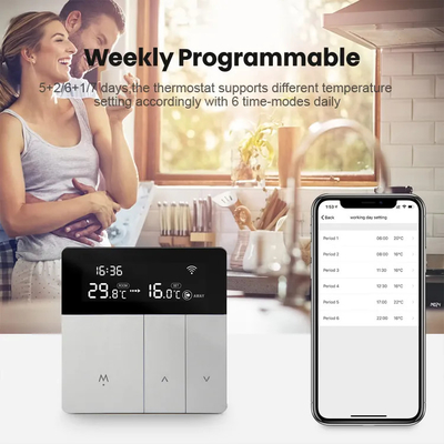 Inteligentny pilot zdalnego sterowania termostatem Tuya Wifi elektryczny przełącznik ogrzewania podłogowego