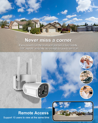 Tuya Solar PTZ Camera Dwukierunkowy domofon głosowy HD APP Control Outdoor Wodoodporny