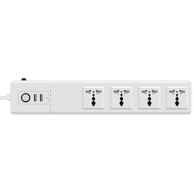 Inteligentna listwa zasilająca Tuya Wifi UK EU US Type 4 AC 4 USB 1.5m przedłużacz do kabla