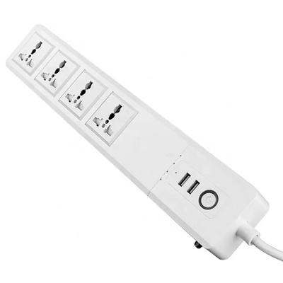 Inteligentna listwa zasilająca Tuya Wifi UK EU US Type 4 AC 4 USB 1.5m przedłużacz do kabla