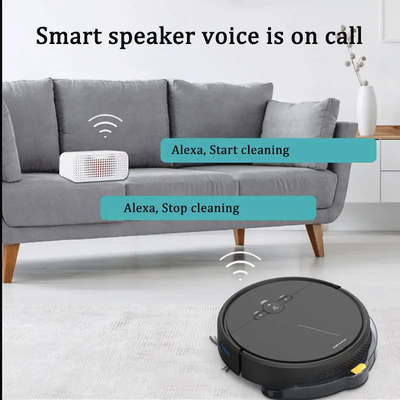 Tuya Inteligentny Robot Odkurzacz Aplikacja Wifi Sterowanie Robotem do zamiatania podłóg ze zbiornikiem na wodę