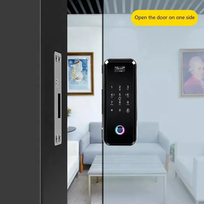 Smart Tuya Wifi Szkło Inteligentny zamek do drzwi Odcisk palca Klawiatura cyfrowa Blokada hasła