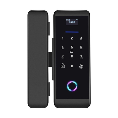 Smart Tuya Wifi Glass Inteligentny zamek do drzwi z cyfrowym hasłem odcisków palców