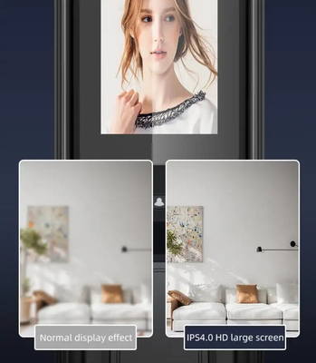 Lotnictwo Aluminiowe Stopy Rozpoznawanie twarzy Smart Door Lock Cloud Data Storage