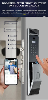 Glomarket Tuya Wifi Rozpoznawanie twarzy Smart Door Lock With Camera