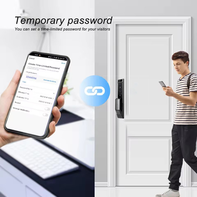 Glomarket Tuya Wifi Rozpoznawanie twarzy Smart Door Lock With Camera