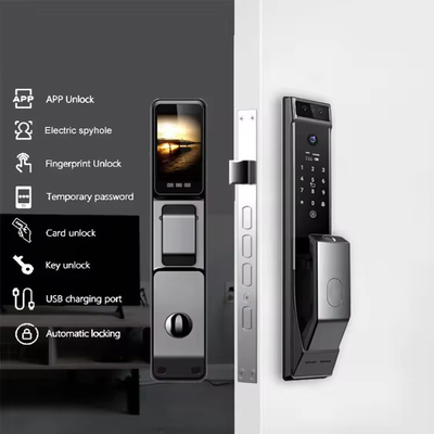 Glomarket Tuya Wifi Rozpoznawanie twarzy Smart Door Lock With Camera