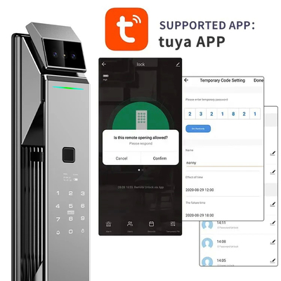 Glomarket Tuya Security Całkowicie automatyczny Smart Lock 3D Lock rozpoznawania twarzy