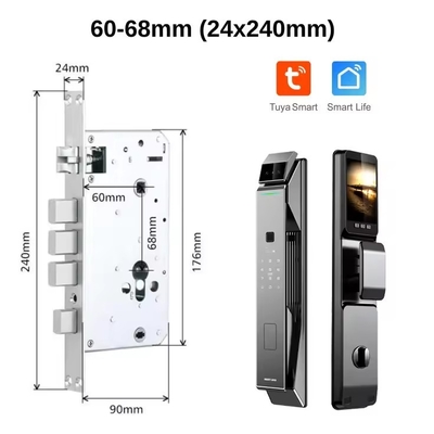 Glomarket Tuya Security Całkowicie automatyczny Smart Lock 3D Lock rozpoznawania twarzy