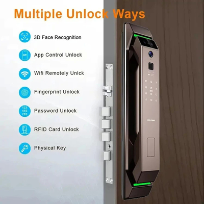 Glomarket 3D rozpoznawanie twarzy odciski palców Tuya Wifi cyfrowy smart lock