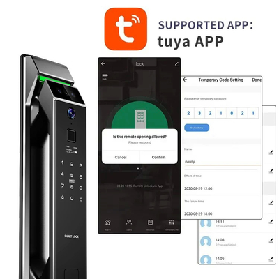 Glomarket 3D rozpoznawanie twarzy odciski palców Tuya Wifi cyfrowy smart lock