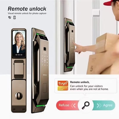 Glomarket 3D rozpoznawanie twarzy odciski palców Tuya Wifi cyfrowy smart lock