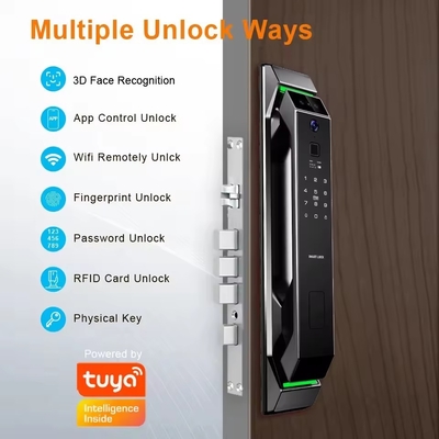 Glomarket 3D rozpoznawanie twarzy odciski palców Tuya Wifi cyfrowy smart lock