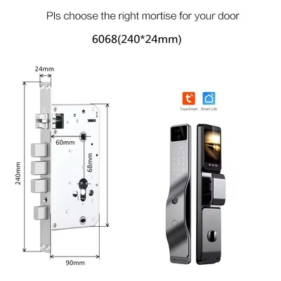 Glomarket Tuya Biometryczne drzwi rozpoznawania twarzy Smart Lock