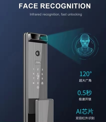 Glomarket Tuya Digital Smart Lock Całkowicie automatyczny system biometryczny Bezpieczeństwo Odcisk palców 3D Rozpoznawanie twarzy Hasło Zamek drzwiowy