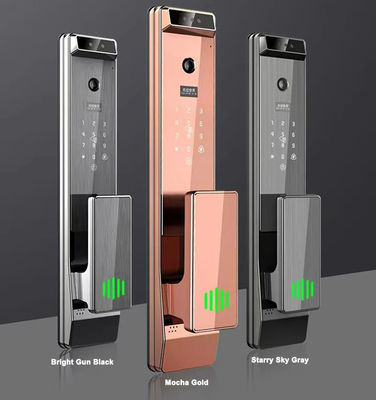 Glomarket Tuya Digital Smart Lock Całkowicie automatyczny system biometryczny Bezpieczeństwo Odcisk palców 3D Rozpoznawanie twarzy Hasło Zamek drzwiowy