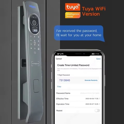 Glomarket Tuya Smart Door Lock 3D rozpoznawanie twarzy Automatyczne smart zamki z kamerą Smart Biometric Security Door Lock