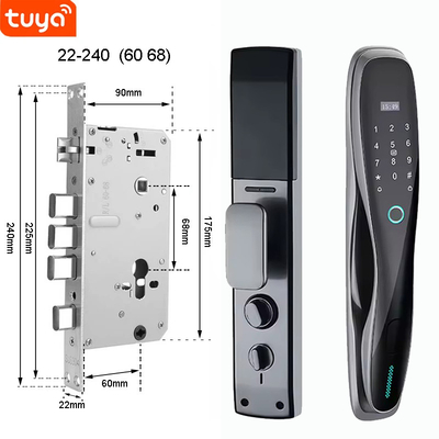 Glomarket 3D Face WIFI Smart W pełni automatyczny Smart Lock Odcisk palca APP Karta klucz Odblokowanie Inteligentny zamek drzwiowy z kamerą