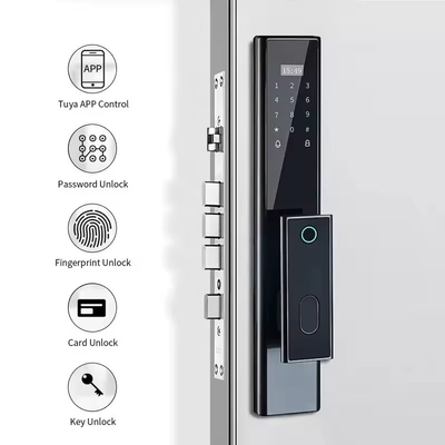 Glomarket Bezprzewodowy Biometryczny Odcisk Palca Bezpieczeństwo Całkowicie Automatyczny Smart Lock Cyfrowy Hasło Karta Klucz Zamek Z Kamera