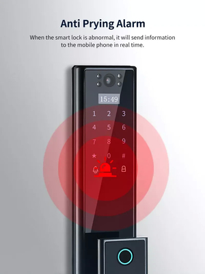 Glomarket Bezprzewodowy Biometryczny Odcisk Palca Bezpieczeństwo Całkowicie Automatyczny Smart Lock Cyfrowy Hasło Karta Klucz Zamek Z Kamera